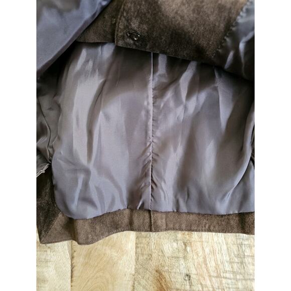 Valerie Stevens Brown Leather Jacket Women's Size XL NWT Vintage Boho - Picture 9 of 16